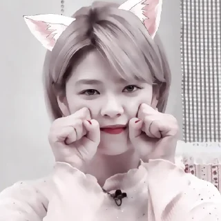👄 emoji #𝐦𝐨𝐨𝐝: jeongyeon ;: by @paradismaudit Telegram sticker 6 of 40