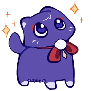Sticker from Мяв мяв [автор @qYasyaSt]