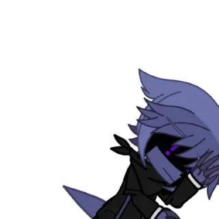 👎 emoji 🖤Shadow the Hedgehog💜 @juliaAmyRoze Telegram sticker 11 of 79