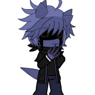 🧸 emoji 🖤Shadow the Hedgehog💜 @juliaAmyRoze Telegram sticker 23 of 79