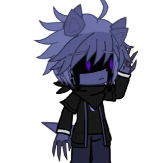 🧸 emoji 🖤Shadow the Hedgehog💜 @juliaAmyRoze Telegram sticker 9 of 79