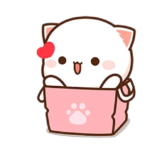 😘 emoji Peach Cat 4 @pikline Telegram sticker 8 of 82