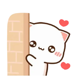 🥹 emoji Peach Cat 4 @pikline Telegram sticker 11 of 82