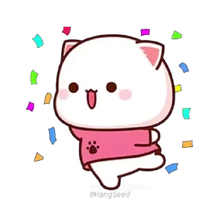 Sticker from Peach Cat 4 @pikline