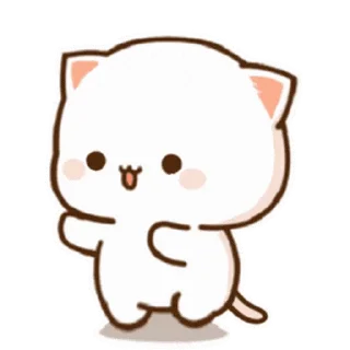 🥰 emoji Peach Cat 4 @pikline Telegram sticker 21 of 82