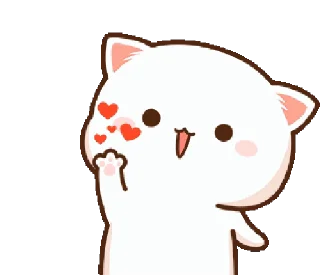 🥰 emoji Peach Cat 4 @pikline Telegram sticker 10 of 82