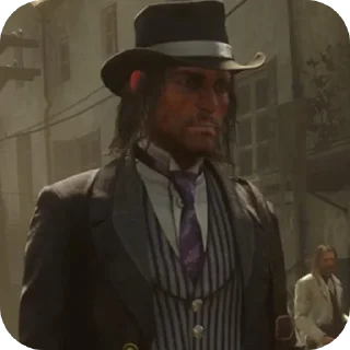 🎩 emoji Mr.Marston from @MaxMiltonn > @TgEmojis_bot Telegram sticker 8 of 37