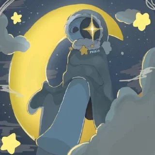 🌟 emoji Astro - Dandy world! Telegram sticker 8 of 116