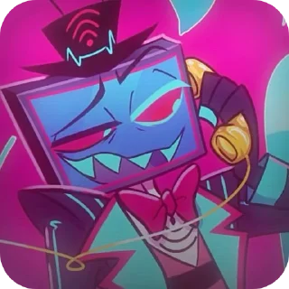 Sticker from 𝘝𝘰𝘹 → @HazbinfCHANNEL