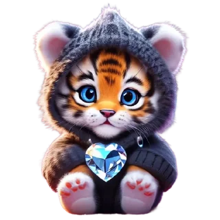 Sticker from Новогодний подарок от @cats_Crystal