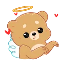 Мишка Амур (@TgSticker) sticker 1