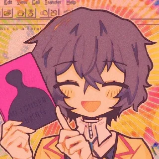 Sticker from дазай