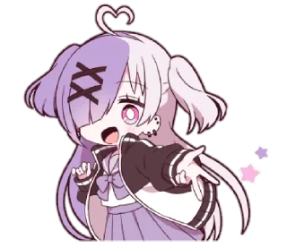 Sticker from ໒꒰ྀི⸝⸝. .⸝⸝꒱ྀིა  усаги @svalkablin !