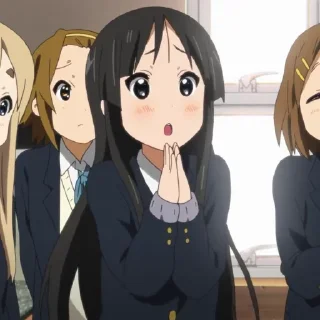 🙏 emoji K-on!! @amiawx Telegram sticker 14 of 40