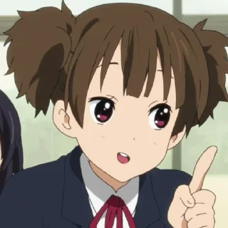 ☝️ emoji K-on!! @amiawx Telegram sticker 10 of 40