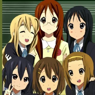 💋 emoji K-on!! @amiawx Telegram sticker 9 of 40
