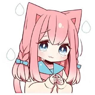 😊 emoji Neko V1 [@b1ackchannel] Telegram sticker 19 of 40