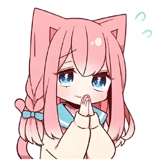 😂 emoji Neko V1 [@b1ackchannel] Telegram sticker 12 of 40