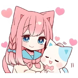 😊 emoji Neko V1 [@b1ackchannel] Telegram sticker 8 of 40
