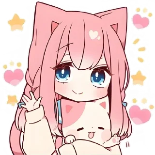 ☺ emoji Neko V1 [@b1ackchannel] Telegram sticker 24 of 40