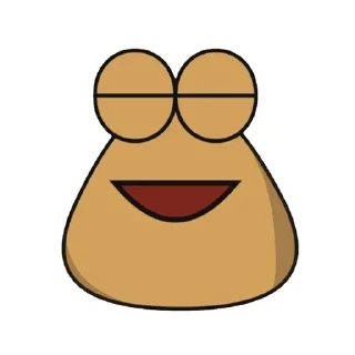 Sticker from pou э