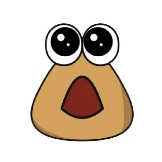 Sticker from pou э