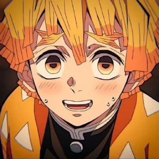 Sticker from agatsuma zenitsu
