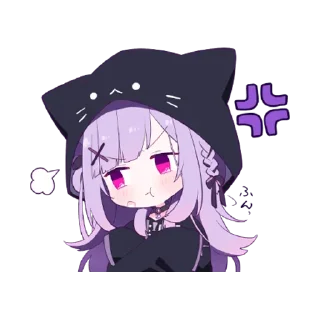 😡 emoji Neko V3 [@b1ackchannel] Telegram sticker 11 of 14
