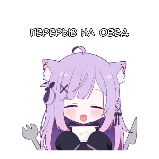 🍜 emoji Neko V3 [@b1ackchannel] Telegram sticker 5 of 14