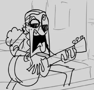 🎸 emoji метал фемели Telegram sticker 23 of 67