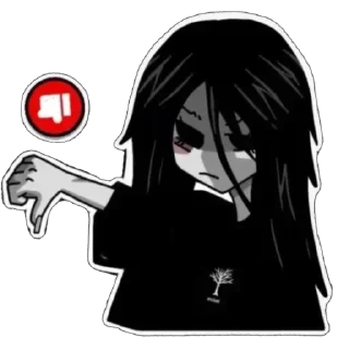 👎 emoji Аааа Telegram sticker 16 of 45