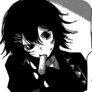 💇 emoji У меня ослеп глаз бля я типо гуль Telegram sticker 7 of 16