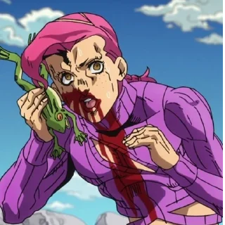 😃 emoji DIAVOLO/DOPPIO/KING_CRIMSON/EPITAPH Telegram sticker 12 of 40
