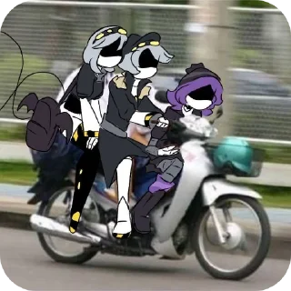 🏍 emoji @xxxlNeverlxxx #Епатсяподзакат Telegram sticker 4 of 81