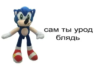 Sticker from sonic