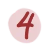 4️⃣ emoji From @vrednayamoda Telegram sticker 11 of 45