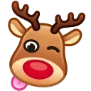 🦌 emoji Merry Christmas Emoji Telegram sticker 3 of 40