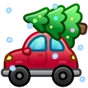 🚗 emoji Merry Christmas Emoji Telegram sticker 2 of 40