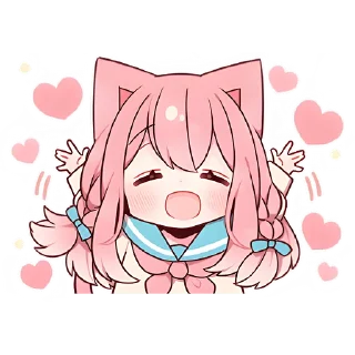 Sticker from Розовая киса @Nyasticks