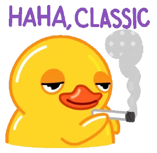 Sticker from Все стикеры утки