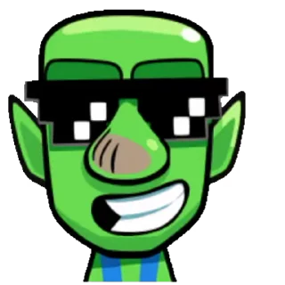 😎 emoji @CLOOBHUB <- БОЛЬШЕ Telegram sticker 3 of 103