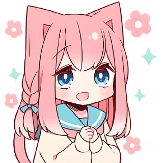 Sticker from Розовая киса @Nyasticks