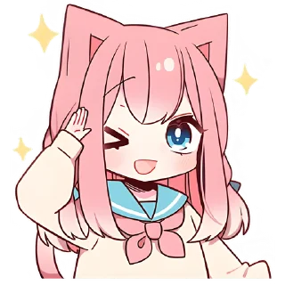 Sticker from Розовая киса @Nyasticks