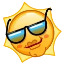 😎 emoji Sun Emoji @xkysluv Telegram sticker 19 of 40