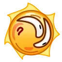 😵‍💫 emoji Sun Emoji @xkysluv Telegram sticker 16 of 40