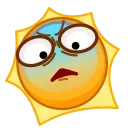 😱 emoji Sun Emoji @xkysluv Telegram sticker 24 of 40