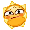 🙁 emoji Sun Emoji @xkysluv Telegram sticker 9 of 40