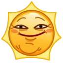 😊 emoji Sun Emoji @xkysluv Telegram sticker 1 of 40