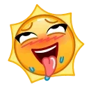 🤪 emoji Sun Emoji @xkysluv Telegram sticker 7 of 40