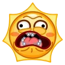 😧 emoji Sun Emoji @xkysluv Telegram sticker 21 of 40